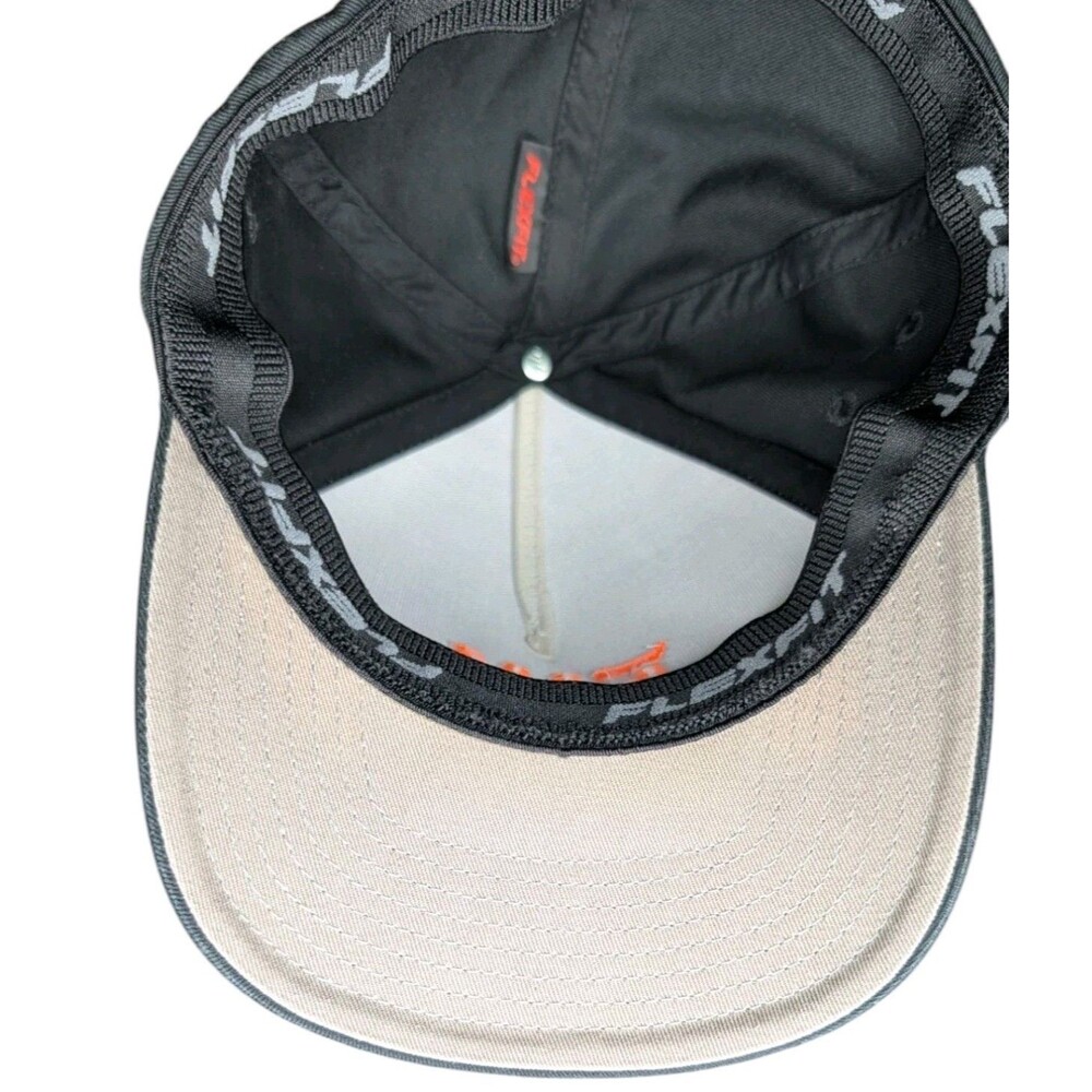 Fly Racing Flex-Fit Powder Crew Hat Small - Orange - Picture 8 of 10